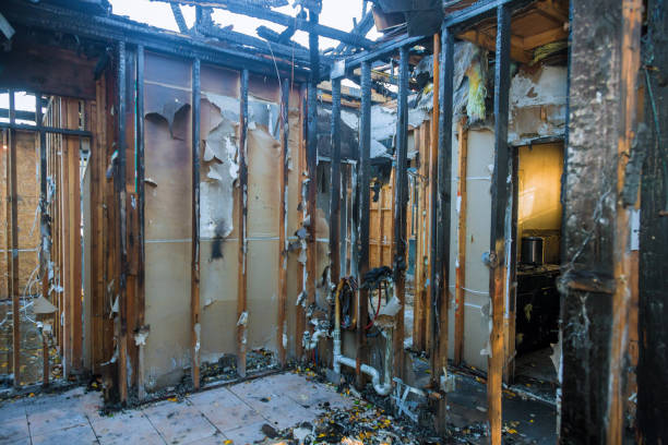 Professional Fire Damage Removal technician working in Alum Rock, CA